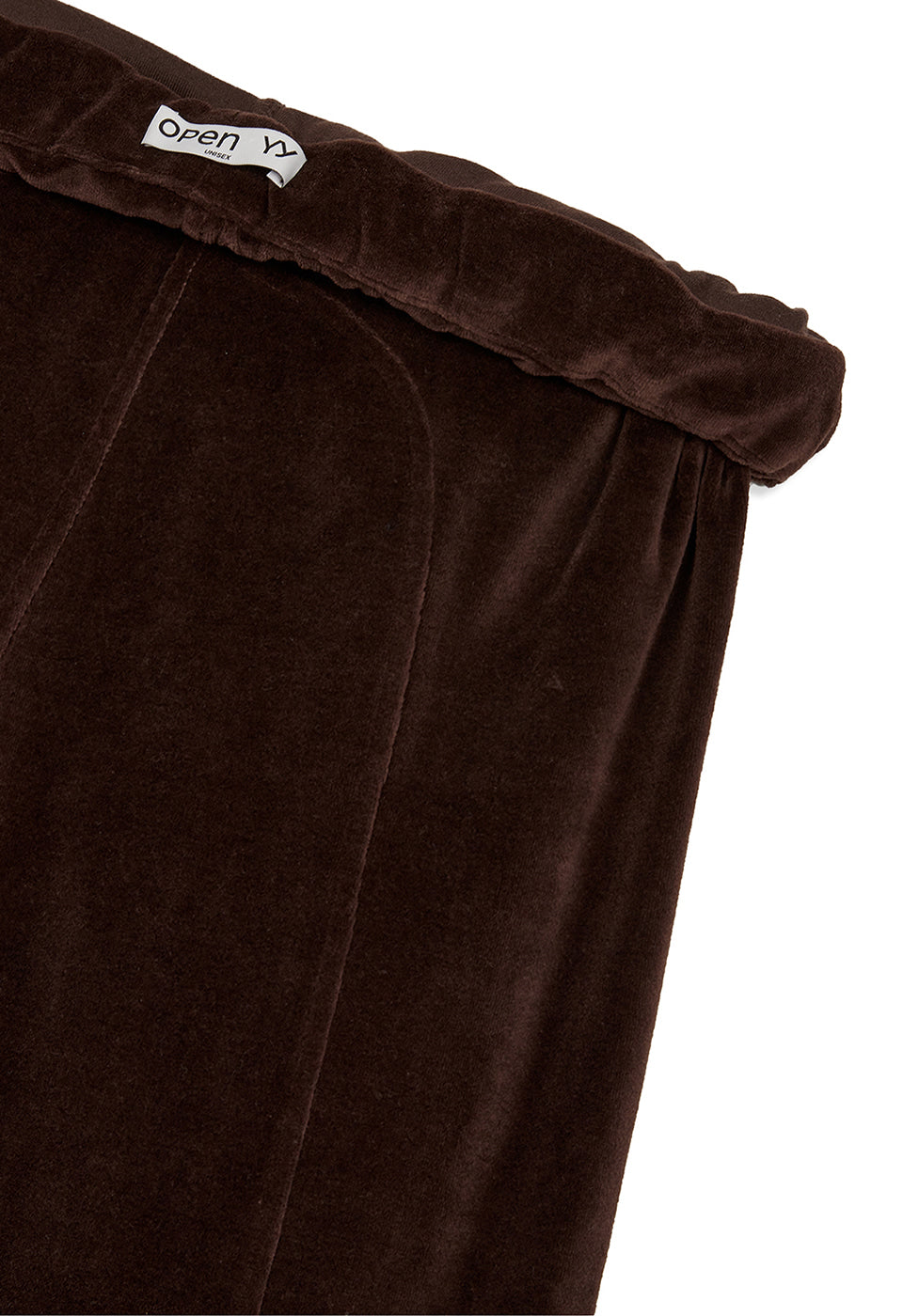 Rolled Waist Velour Cargo Pants