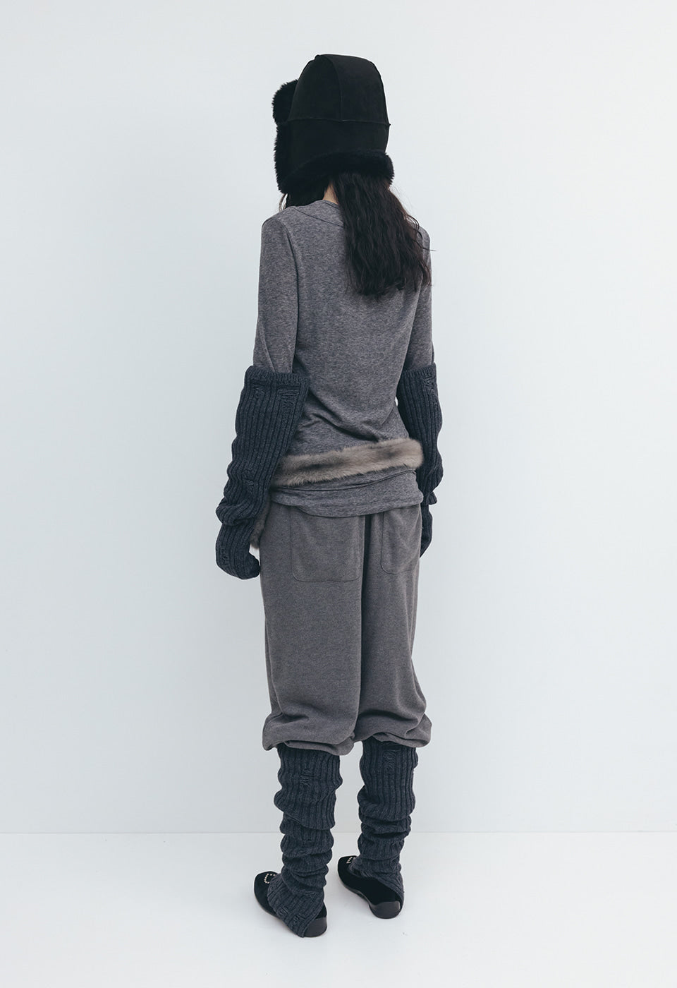 Knitted Cut Out Leg Warmers