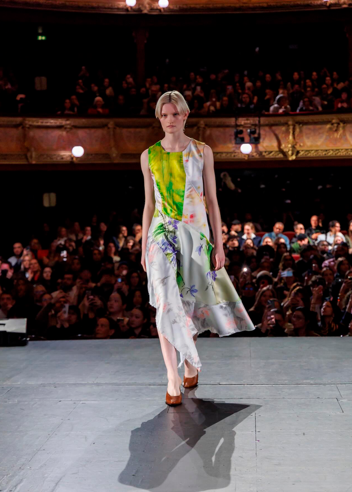 PABLO ASYMETRICAL PANEL DRESS