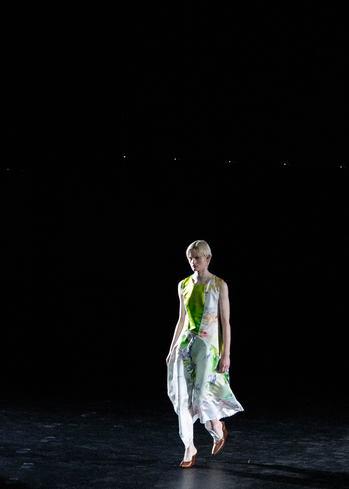 PABLO ASYMETRICAL PANEL DRESS