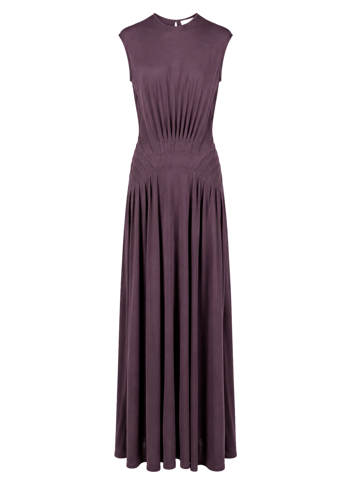 MARION PLEATED LONG DRESS
