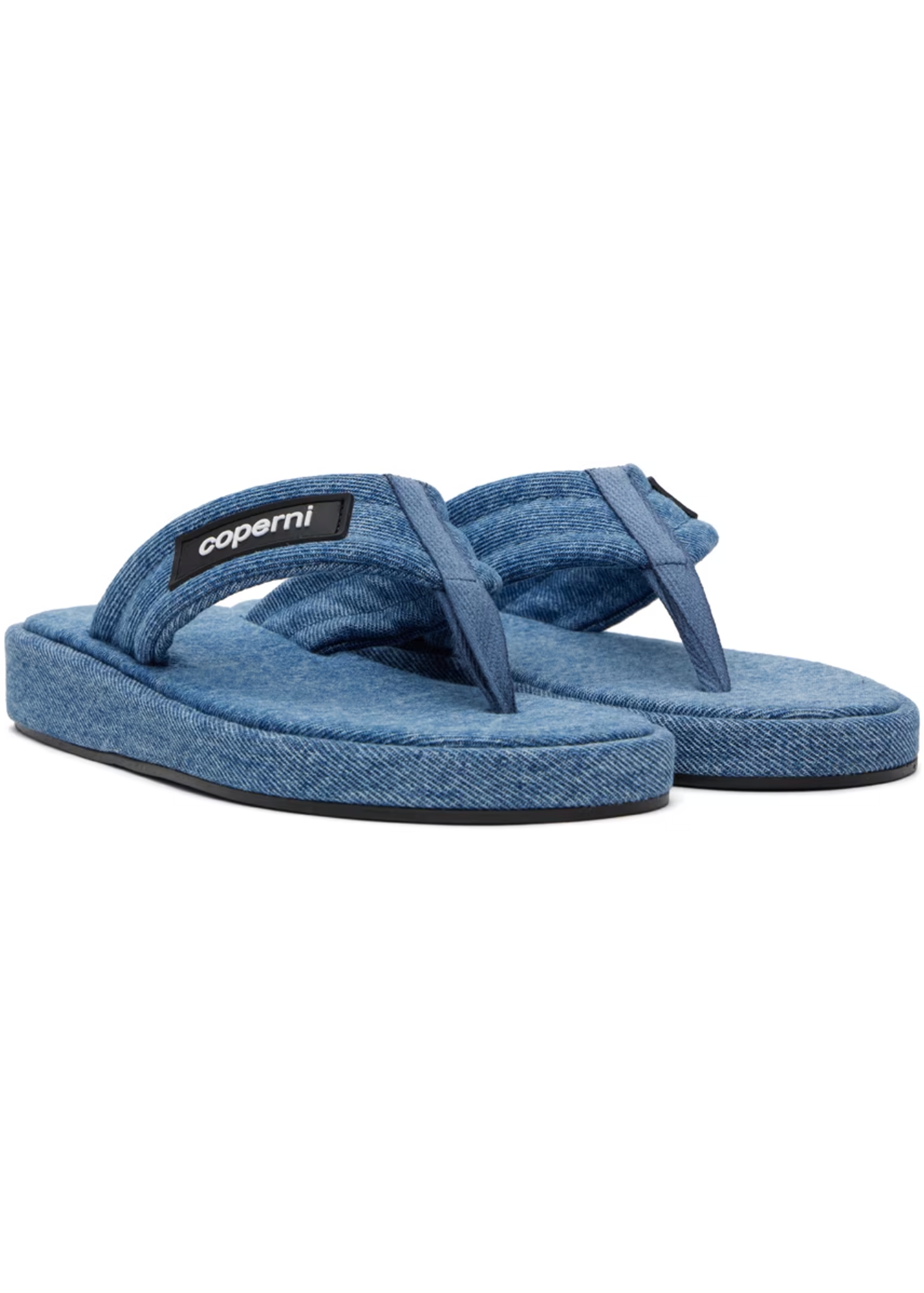 Denim Branded Flip Flop