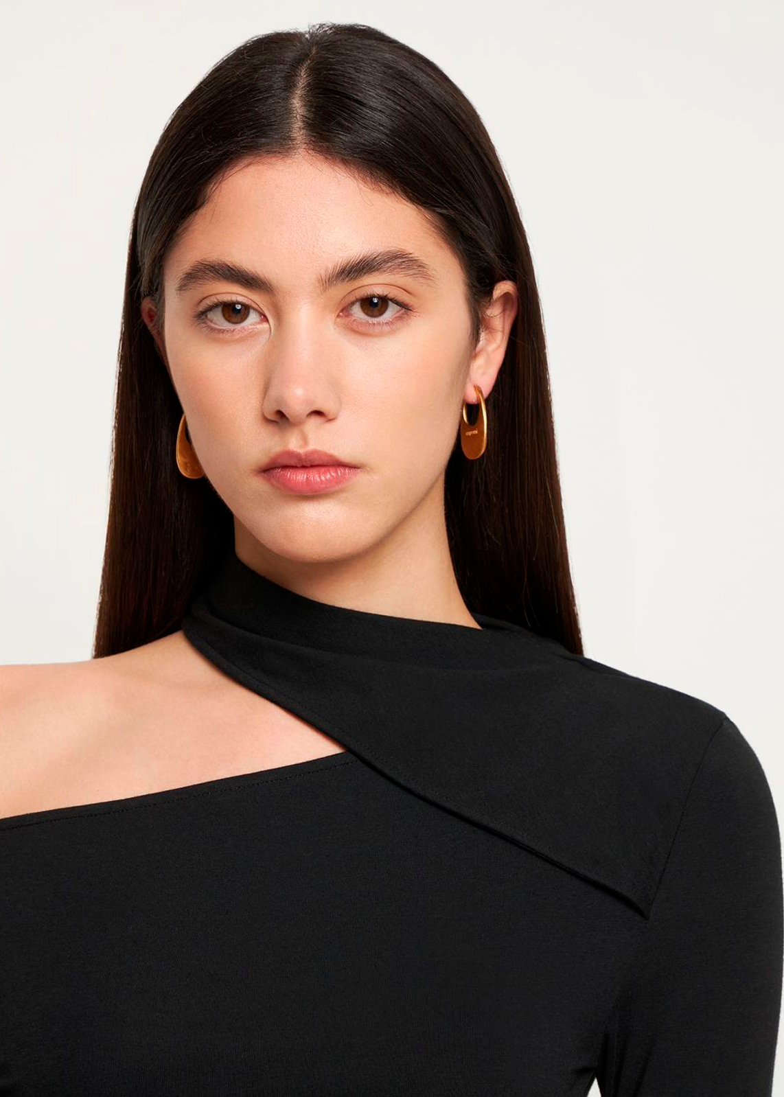 Small Swipe Earrings Gold