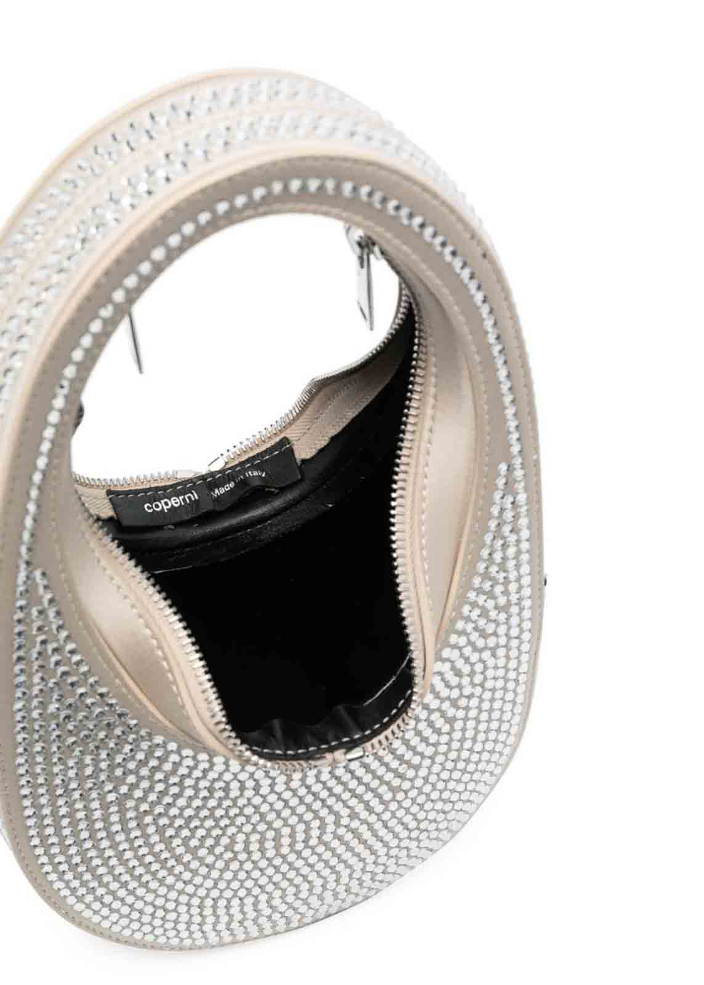 Crystal-Embellished Mini Swipe Bag
