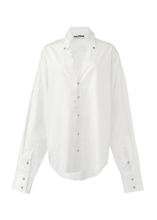 CUT COLLAR SHIRT