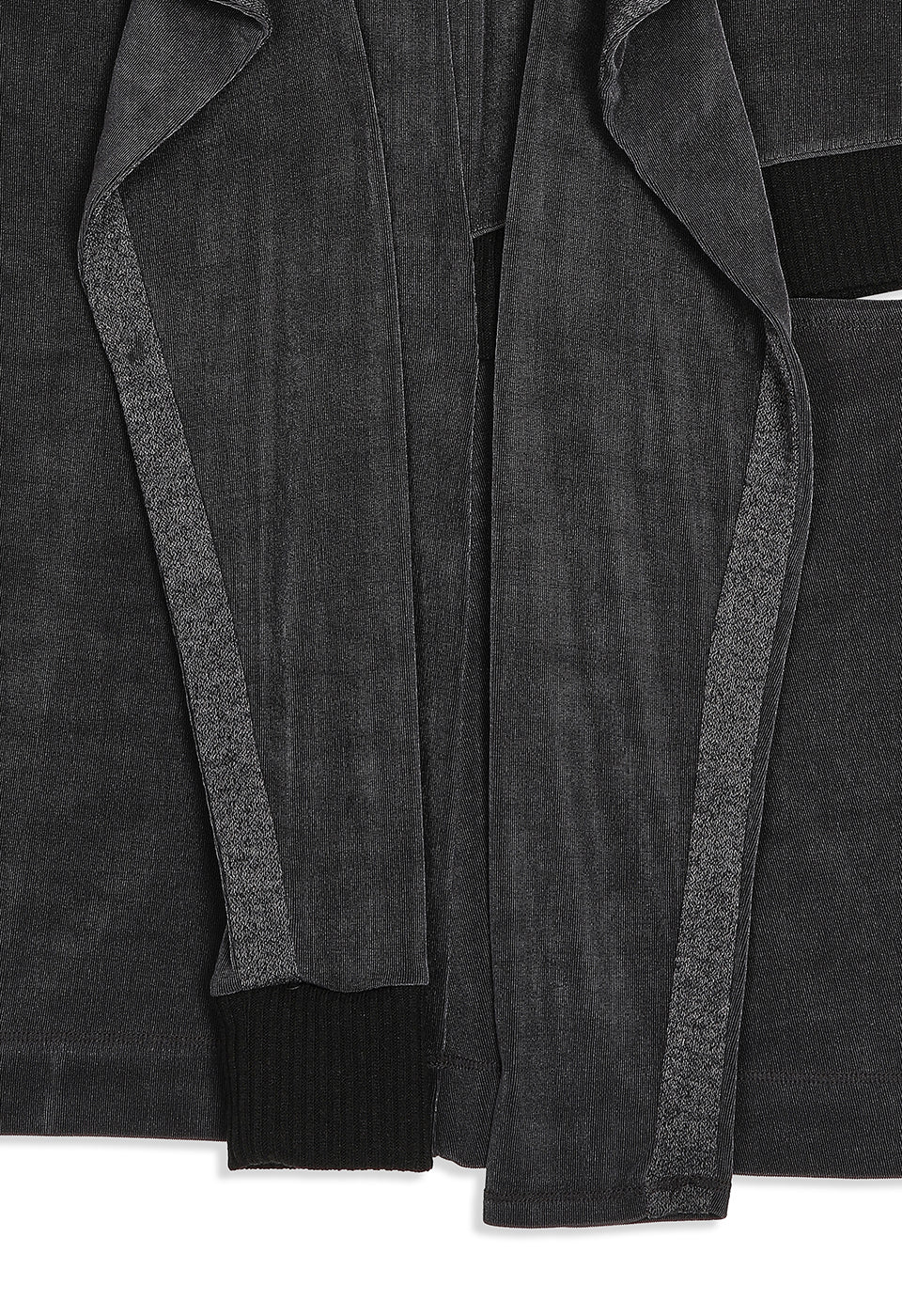 PANEL CUTOUT SKIRT - CHARCOAL