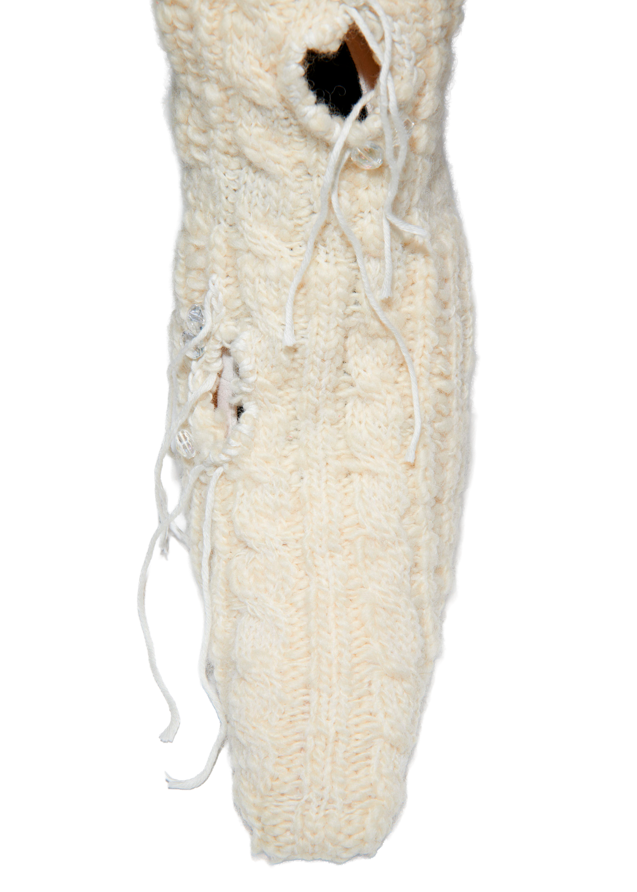 Distressed Sock Boots