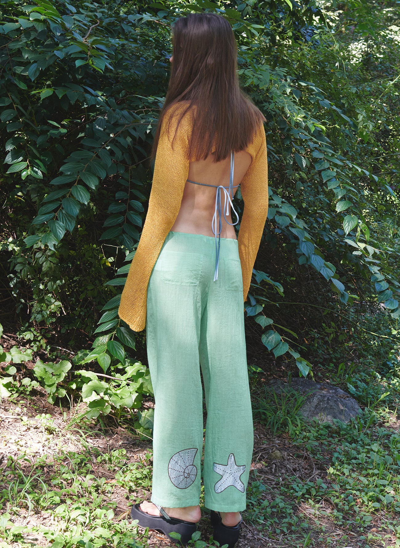 CROPPED BOLERO CARDIGAN MUSTARD