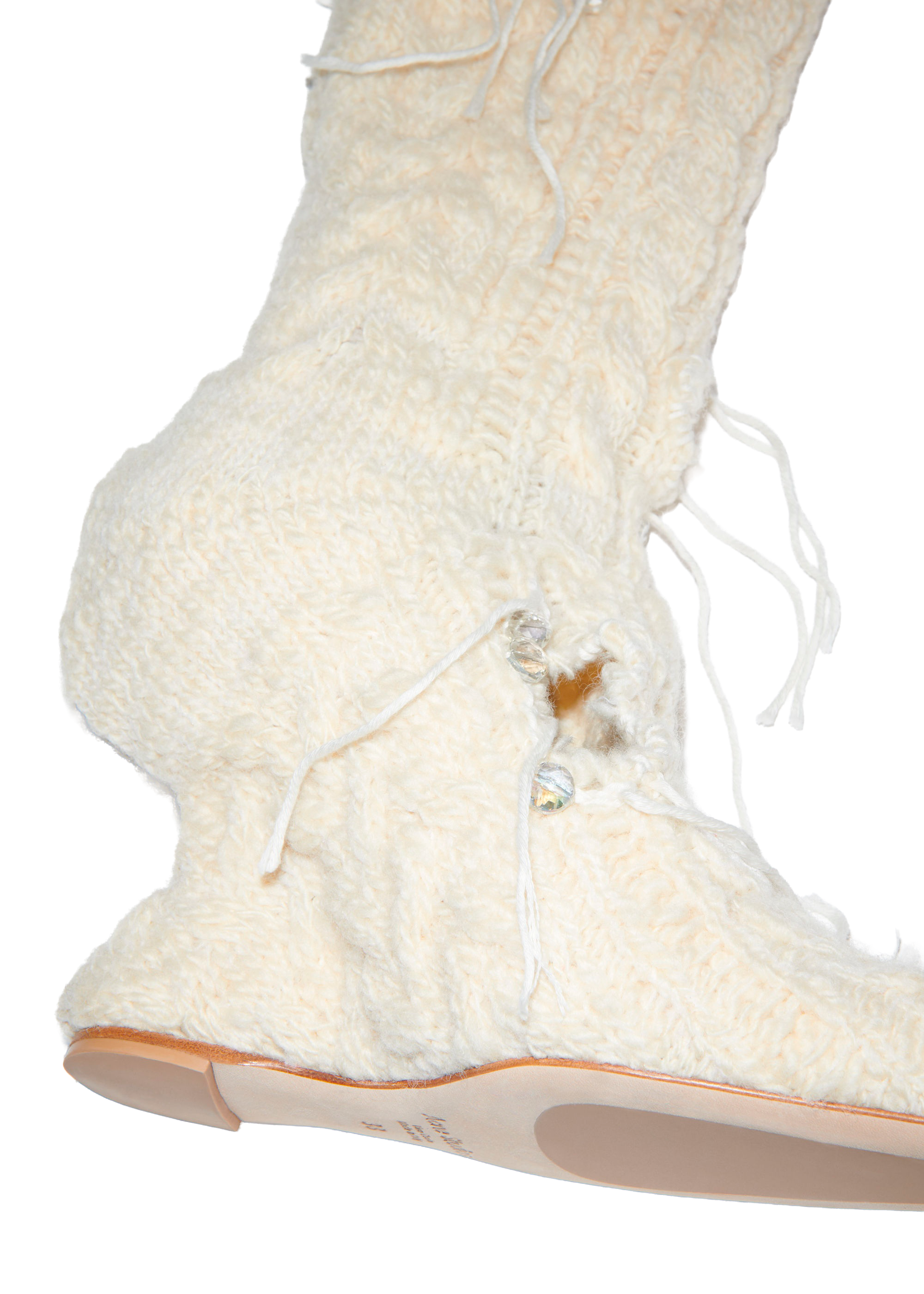 Distressed Sock Boots