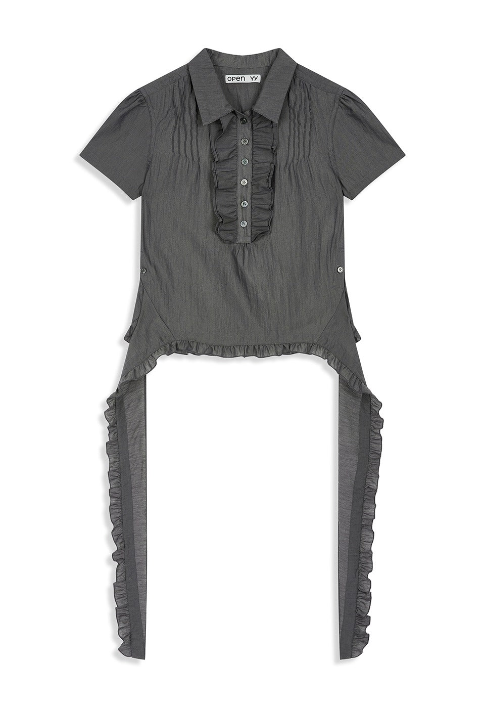 RUFFLE POLO SHIRT