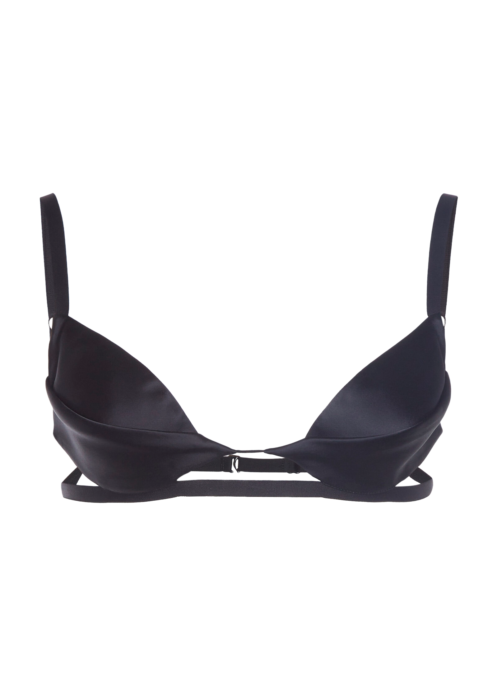 Double Petal Satin Bra