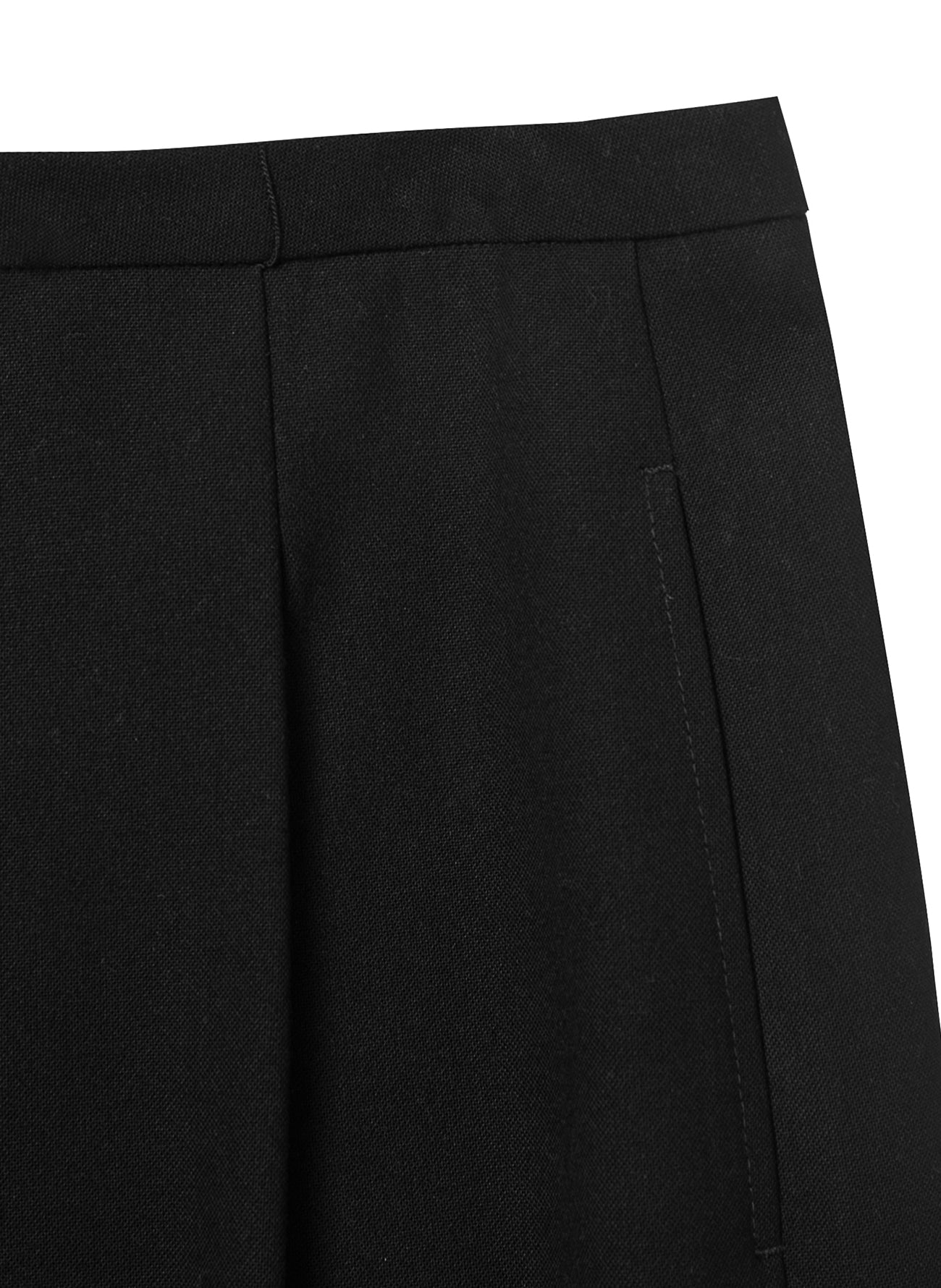 VOLUME TUCK PANTS