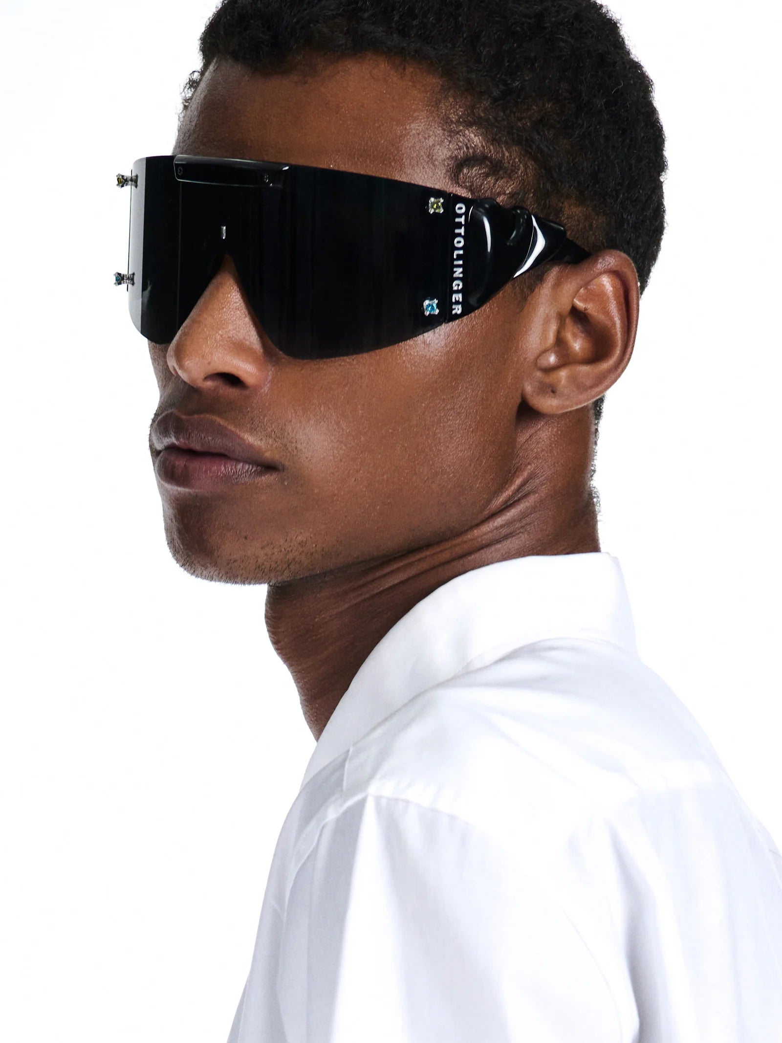 Gem-Stud Knotted Sunglasses