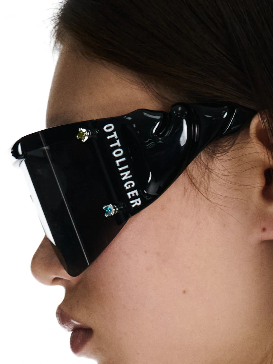 Gem-Stud Knotted Sunglasses