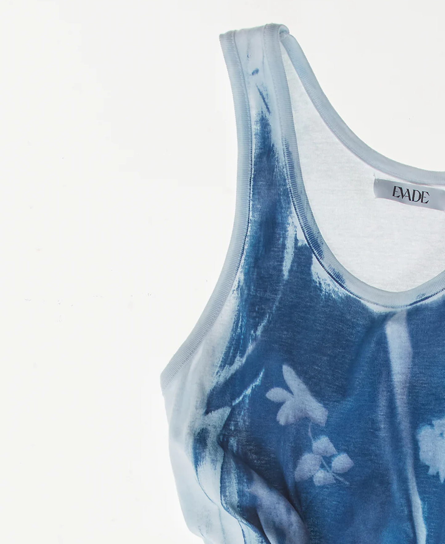 004-S-06 CYANOTYPE TANK TOP