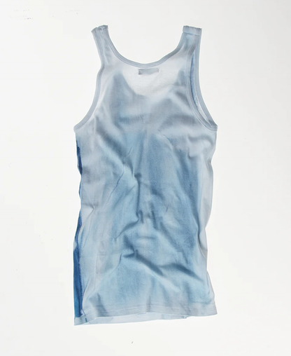 004-S-06 CYANOTYPE TANK TOP