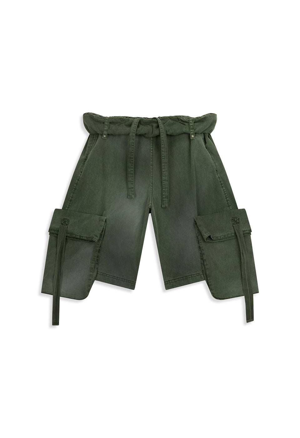 ROLLED WAIST CARGO SHORTS KHAKI