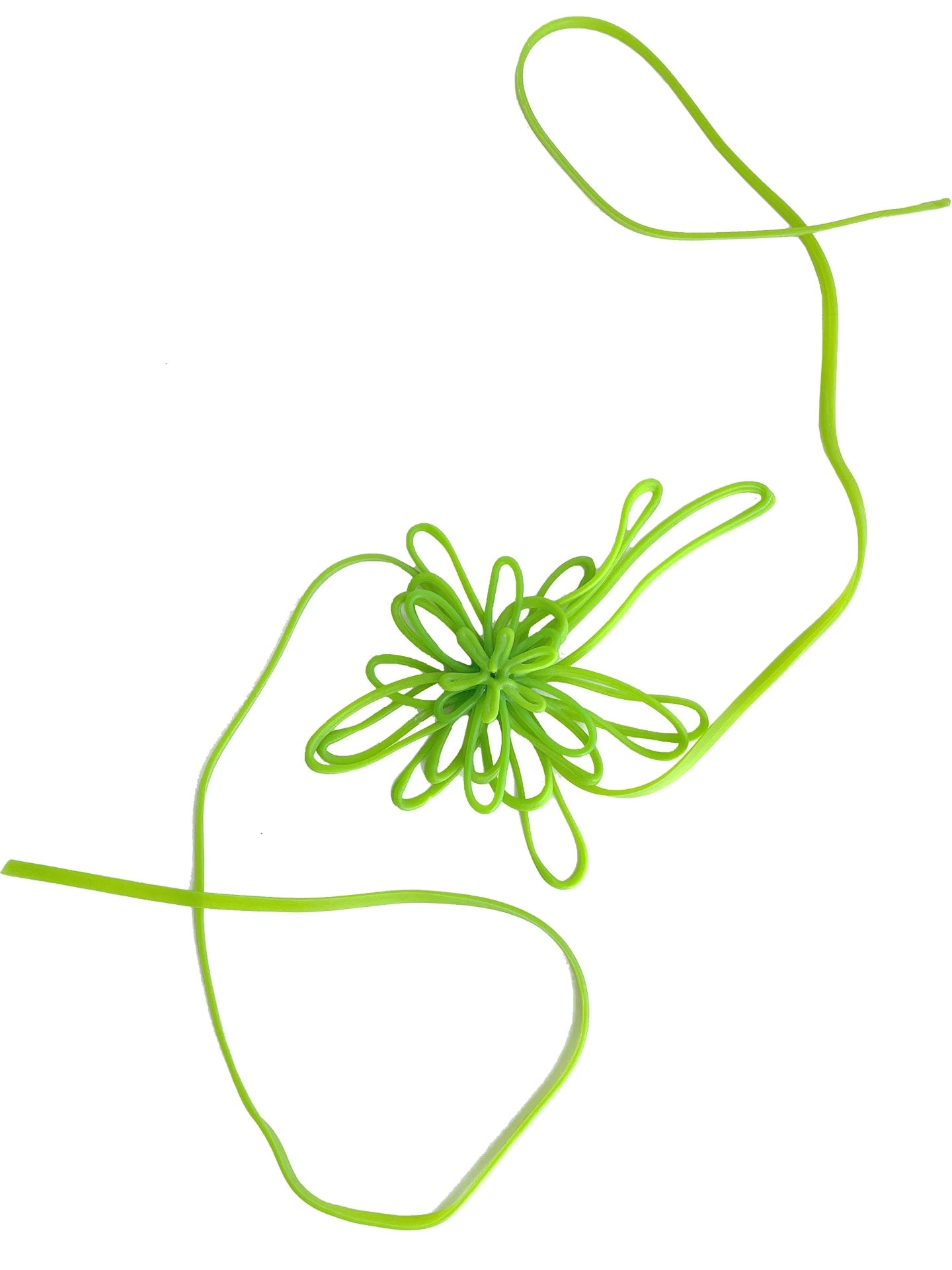 FLORAL BELT - GREEN