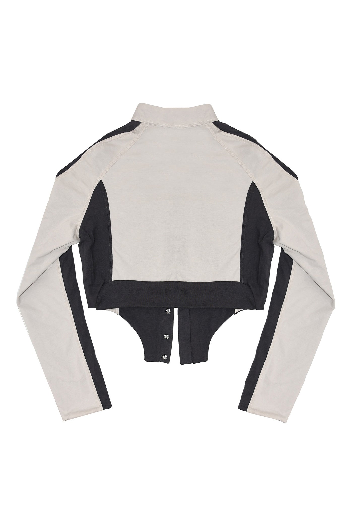 PLUG REVERSIBLE LIGHT JACKET — CHARCOAL/CREAM