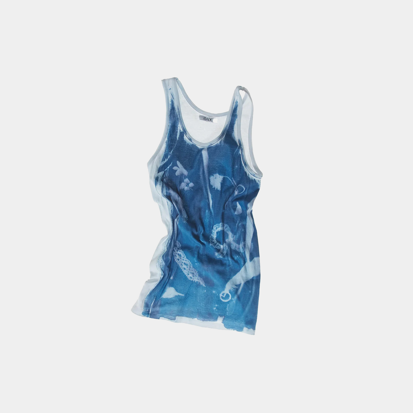 004-S-06 CYANOTYPE TANK TOP