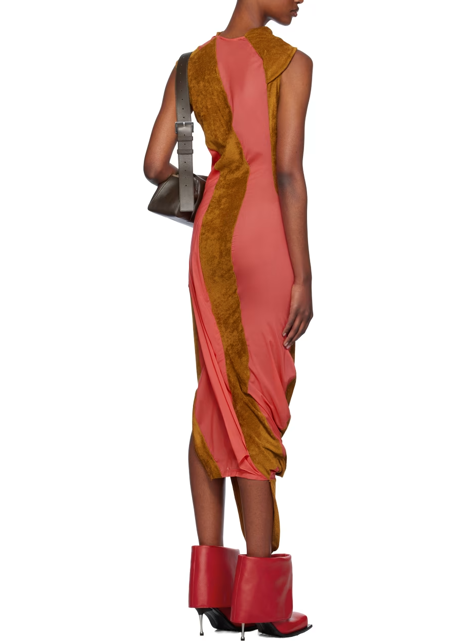 Tan & Pink Pendle Maxi Dress