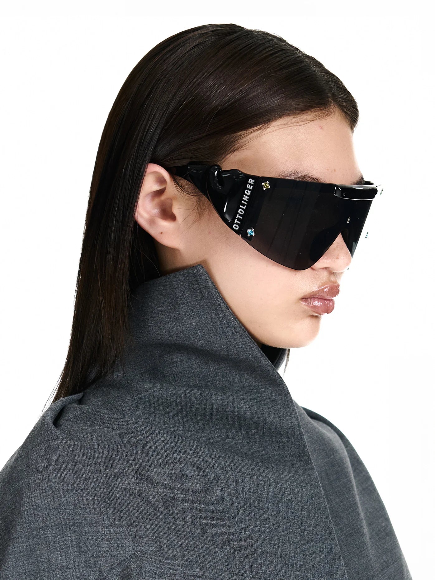 Gem-Stud Knotted Sunglasses