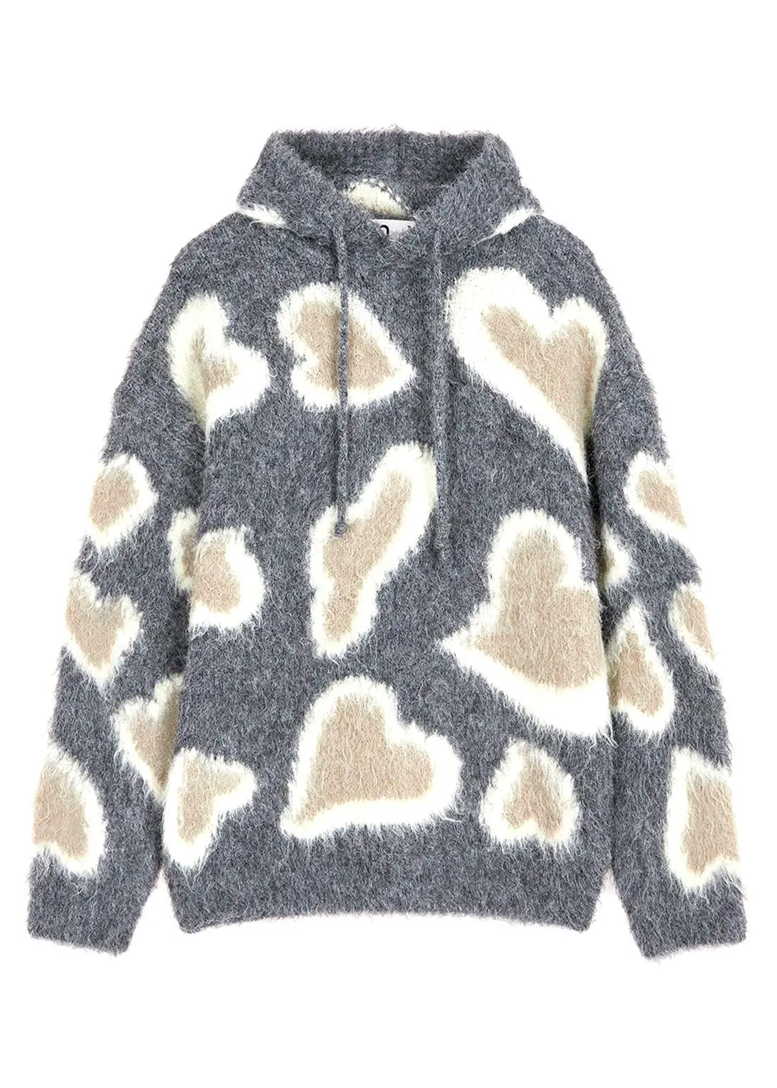 Knitted Leopard in Love Hoodie