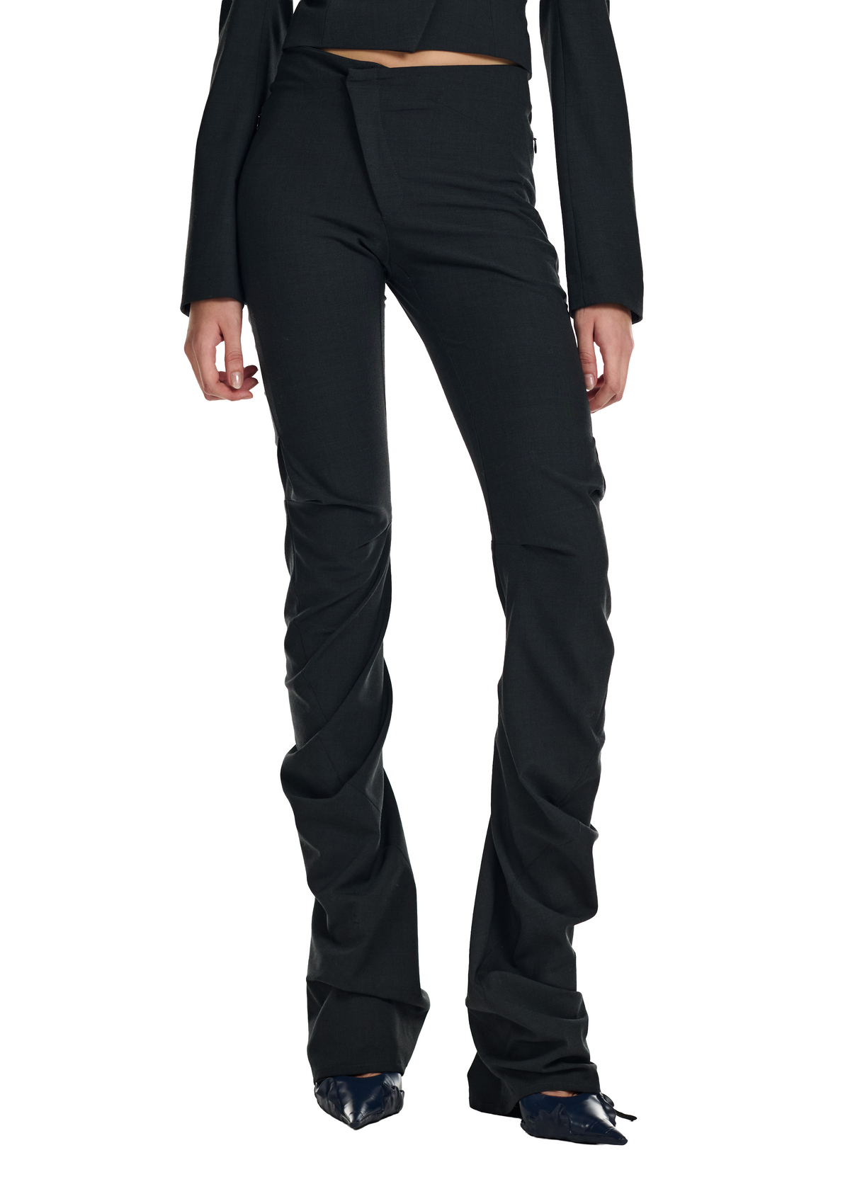 DRAPE SUIT PANTS