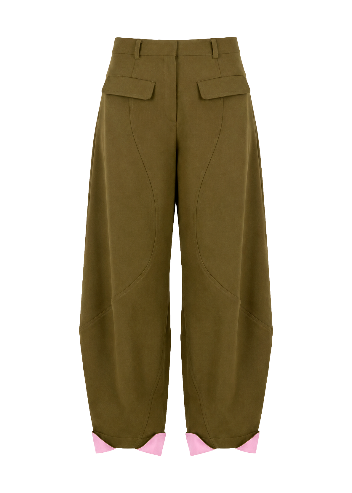 TONIR SIGNATURE BALLOON PANTS WITH COLLARS