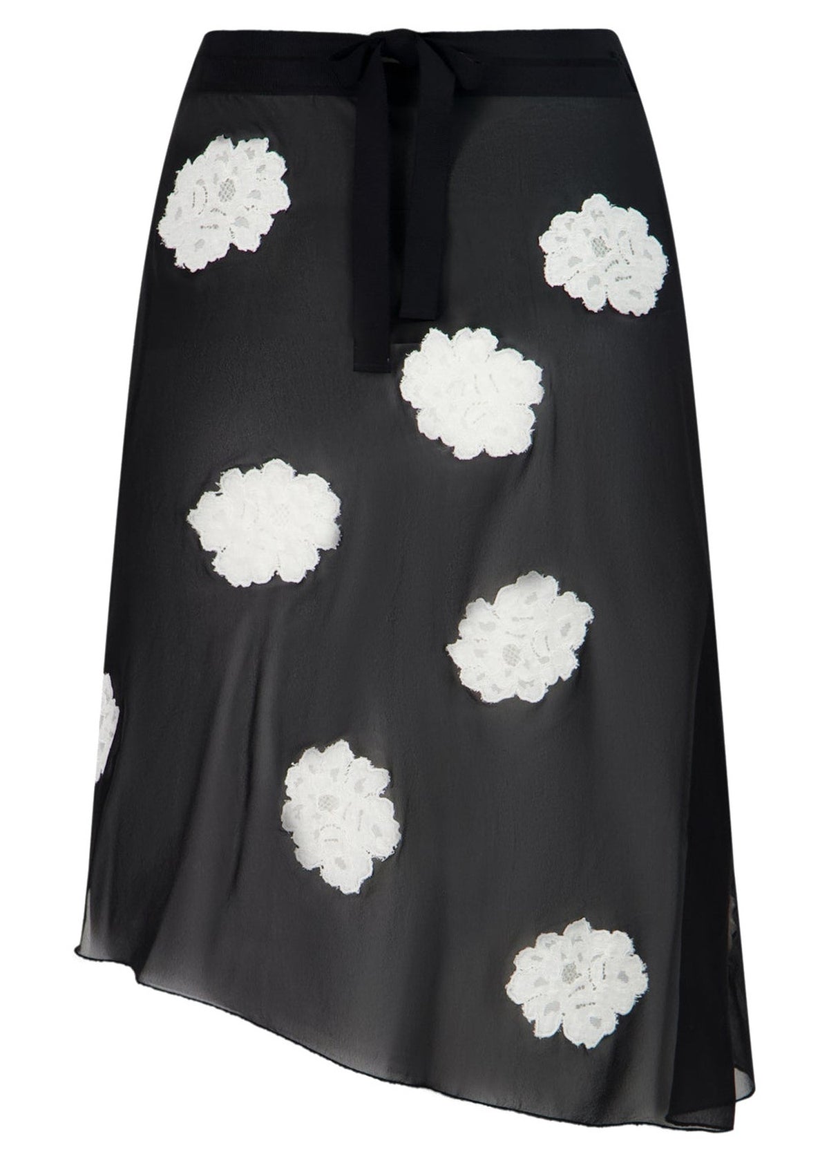 Polka Skirt - Black