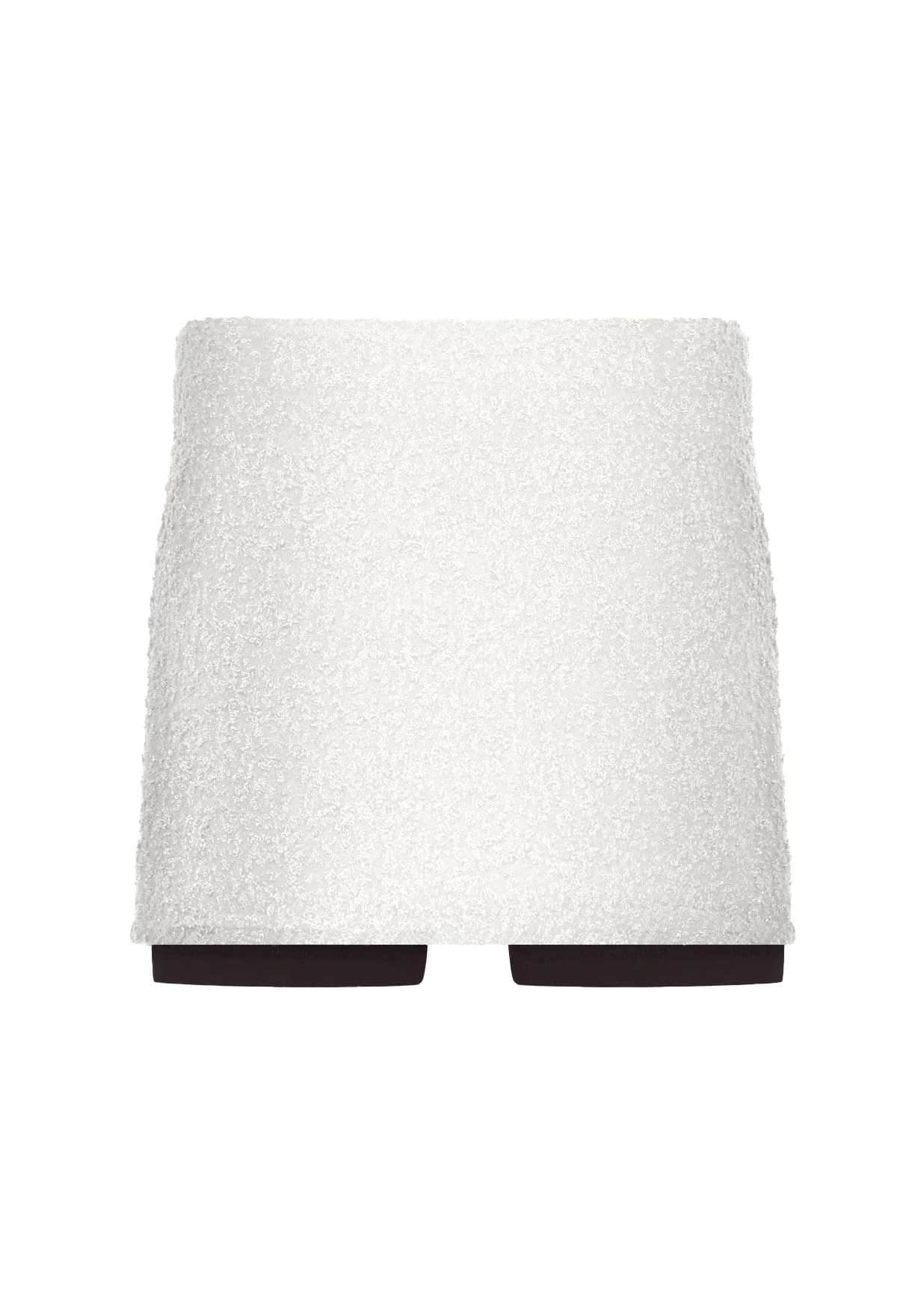 STRETCH BOUCLE MINI SKIRT W