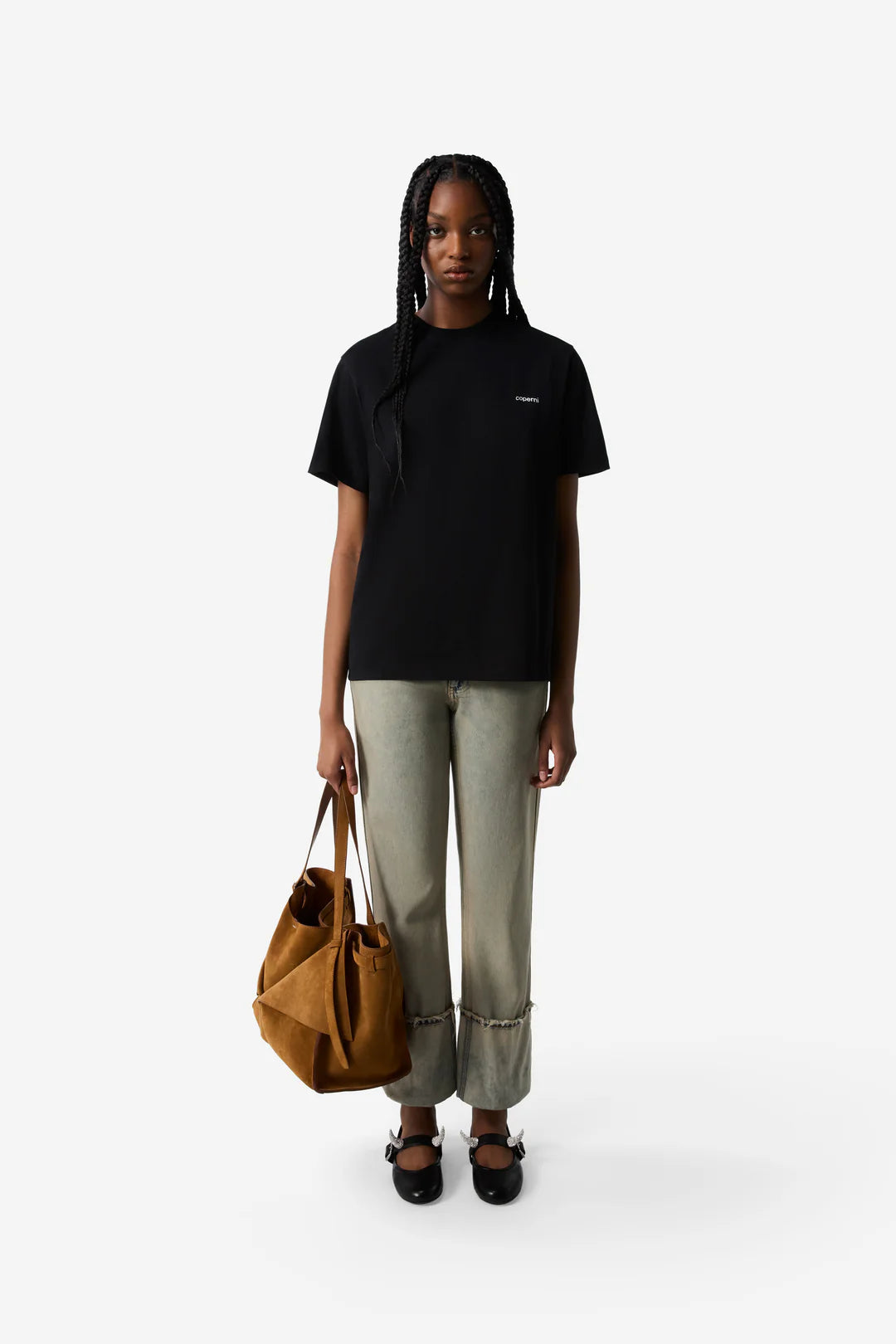 Logo Boxy T-Shirt Black