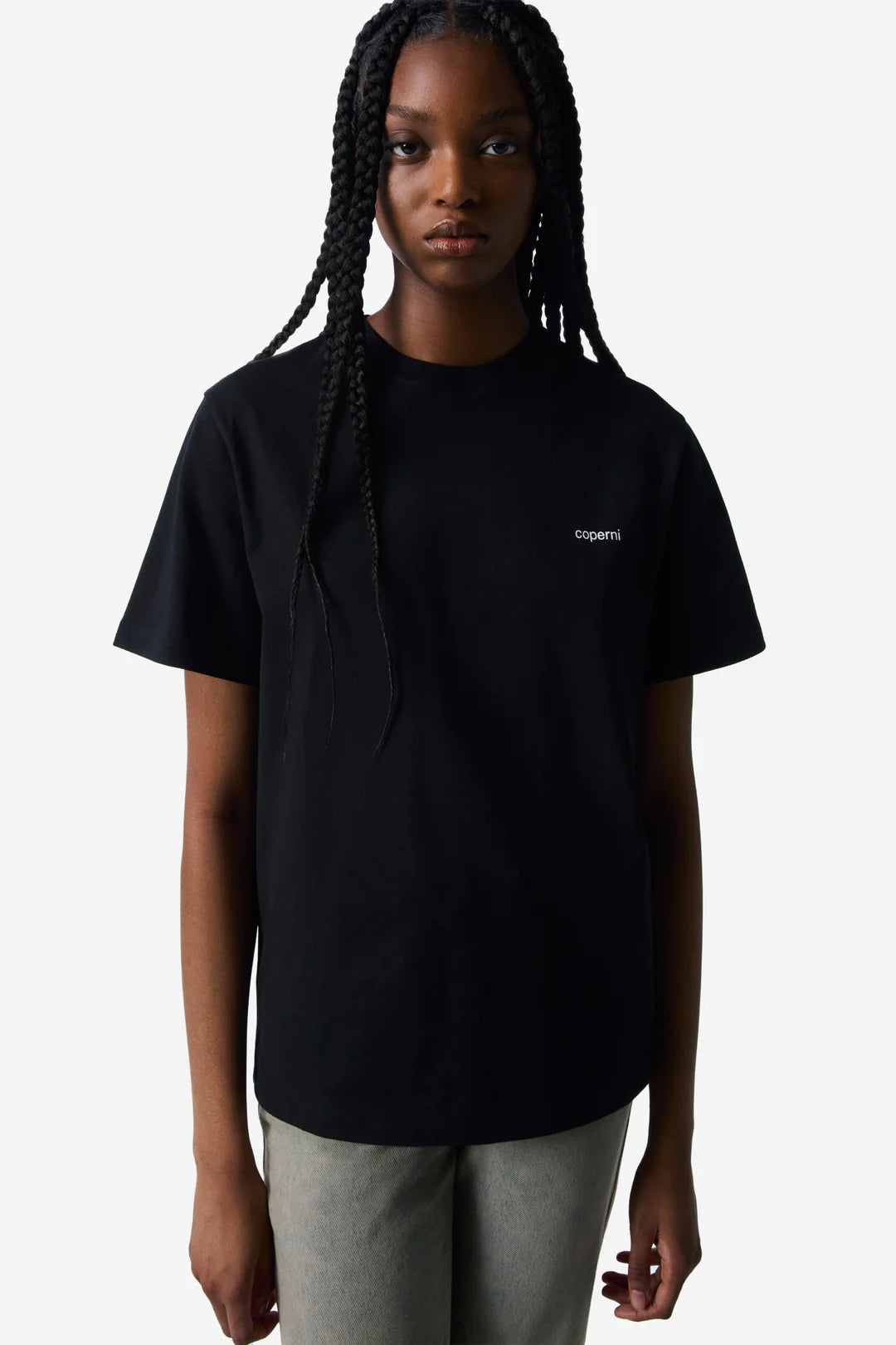 Logo Boxy T-Shirt Black