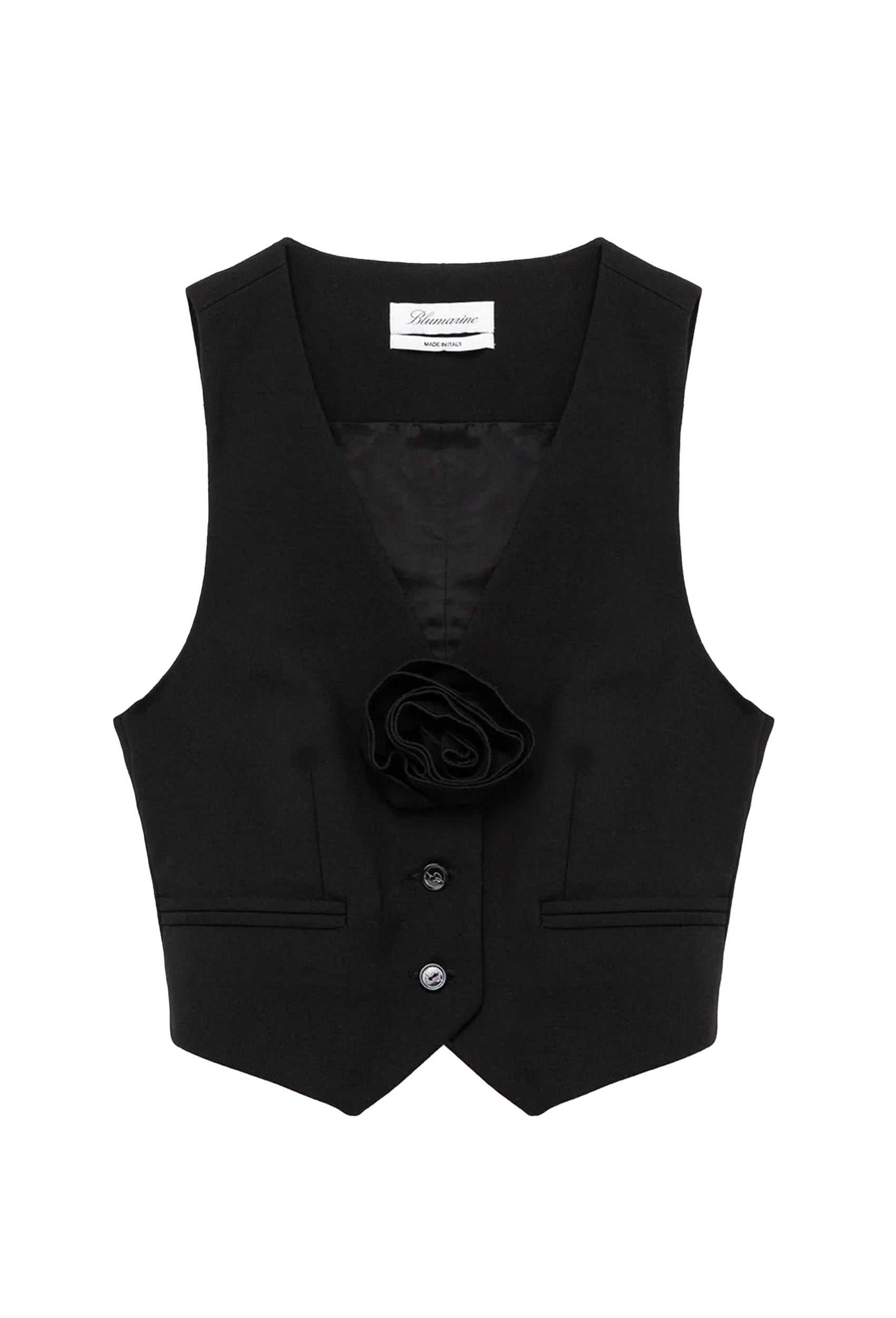 VEST WITH ROSE DÉCOR