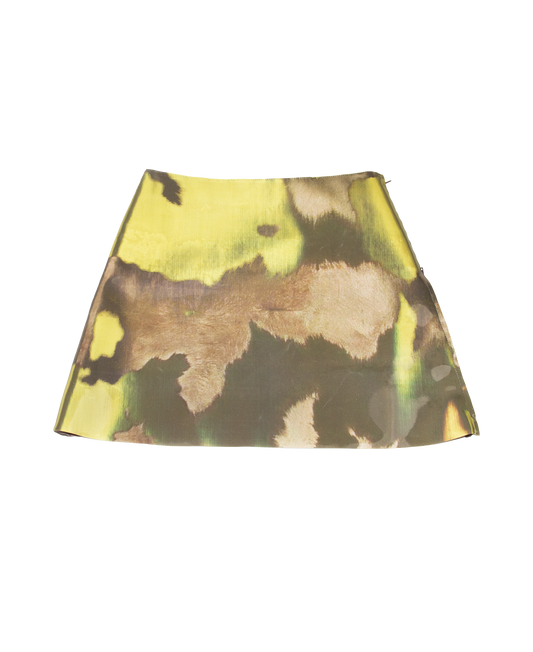 Holographic Banana Cow Color-Changing Skirt