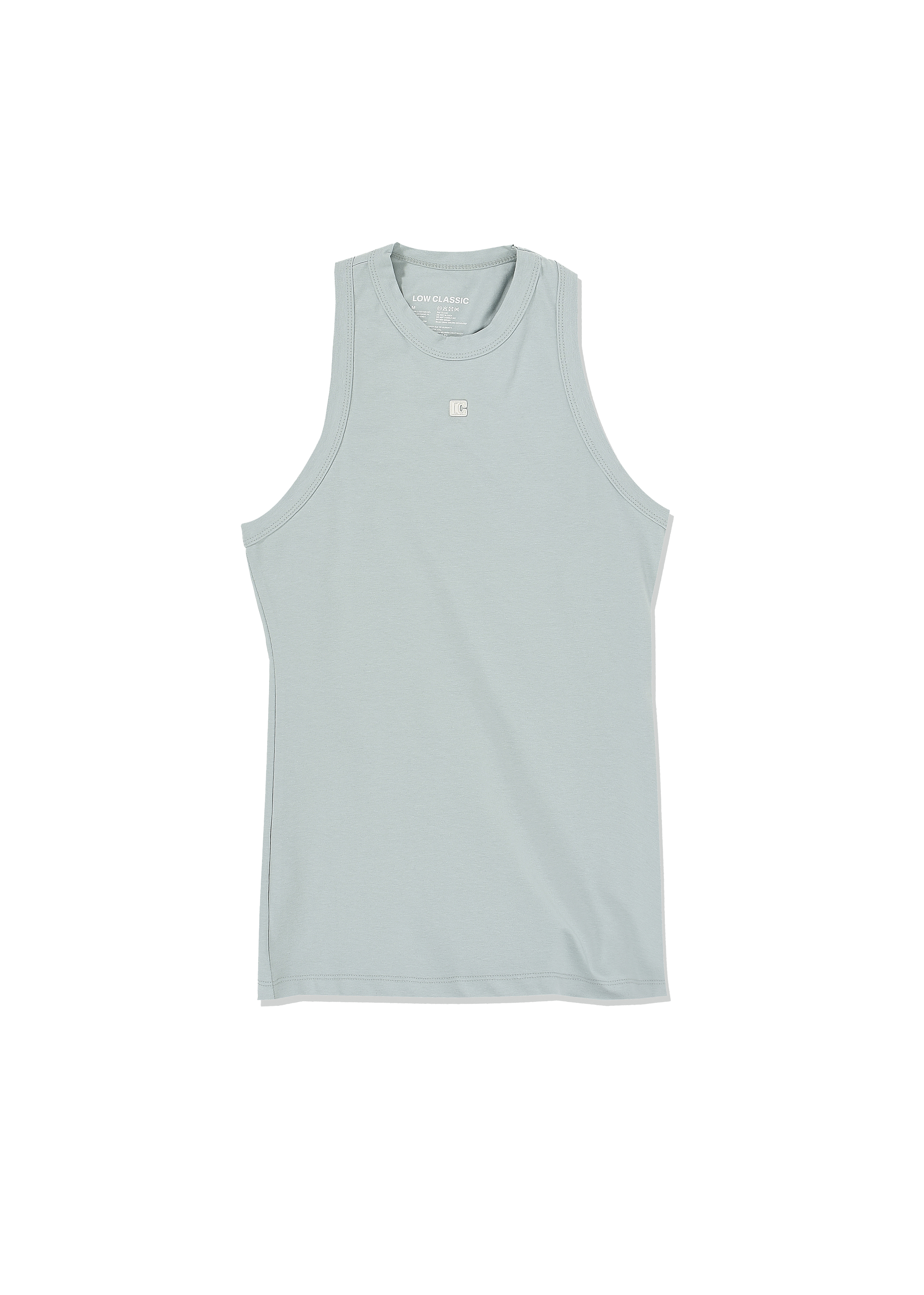 JERSEY SLEEVELESS TOP/BLU