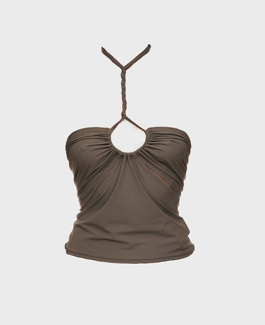 TIE TOP KHAKI