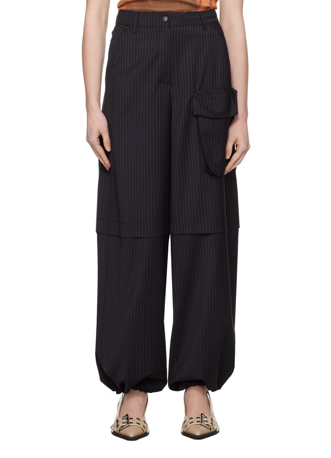 POUCH POCKET WIDE PANTS